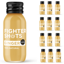 Load image into Gallery viewer, Ginger -  27g organic cold pressed ginger in every bottle, 6 or 12 x 60ml