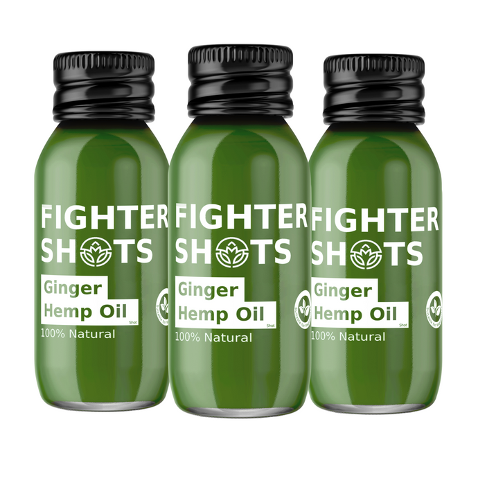 Fighter Shots Ginger + Pomegranate Shot + Vitamin D (12x60ml) – fightershots