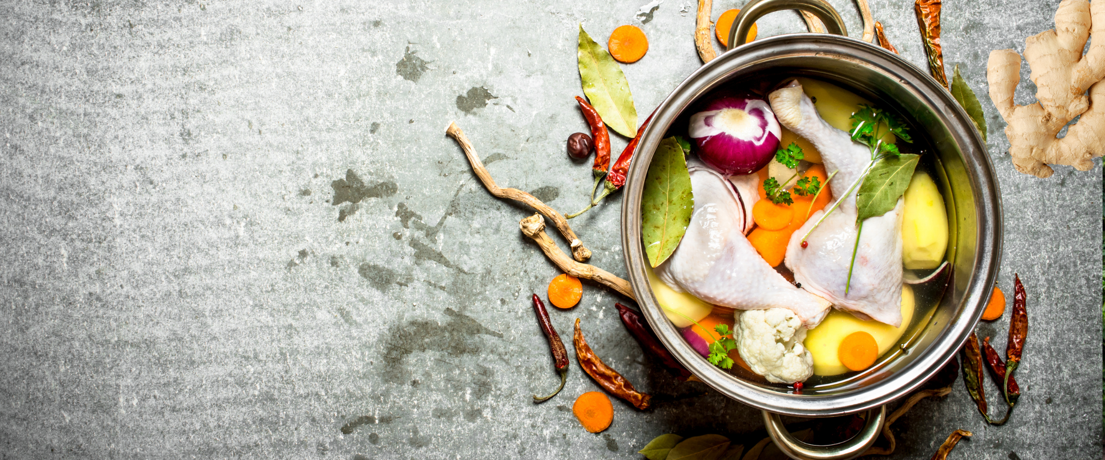 Immune boosting  chicken soup recipe from nutritionist Britta Hochkeppel