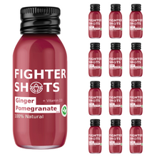 Load image into Gallery viewer, Fighter Shots Ginger + Pomegranate Shot + Vitamin D (12x60ml)