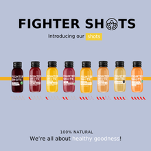 Load image into Gallery viewer, Fighter Shots Wild Blueberry 1 or 12x 60ml | 100% Natural Cold-Pressed Wild Blueberry Shot