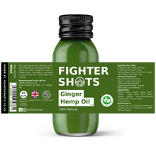 Load image into Gallery viewer, Fighter Shots Ginger &amp; Hemp (12x60ml) (single unit)