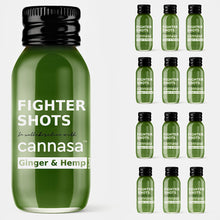 Load image into Gallery viewer, Fighter Shots Ginger &amp; Hemp (12x60ml)