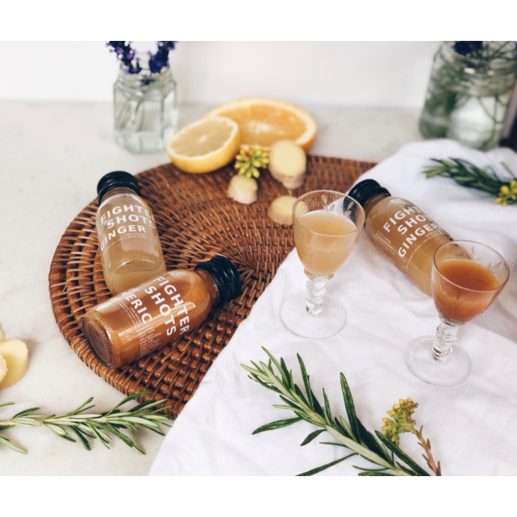 Ginger - 27G Organic Cold Pressed Ginger In Each Bottle 6 Or 12 X 60Ml